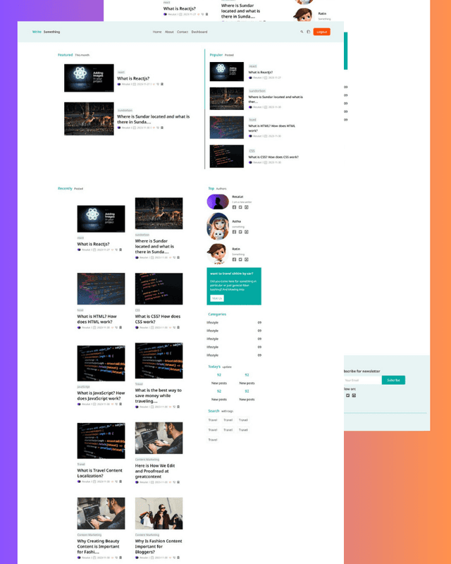 Blog Website